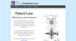 Desktop Screenshot of nolapatent.com